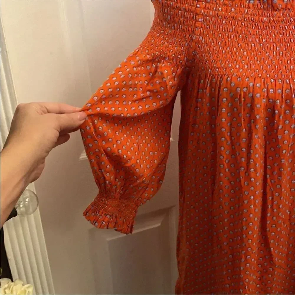 Tory Burch Coral Mini Dress, S